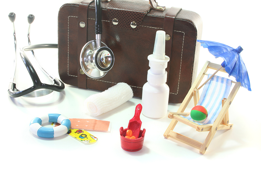 Drugs that are placed inside the suitcase when going on vacation